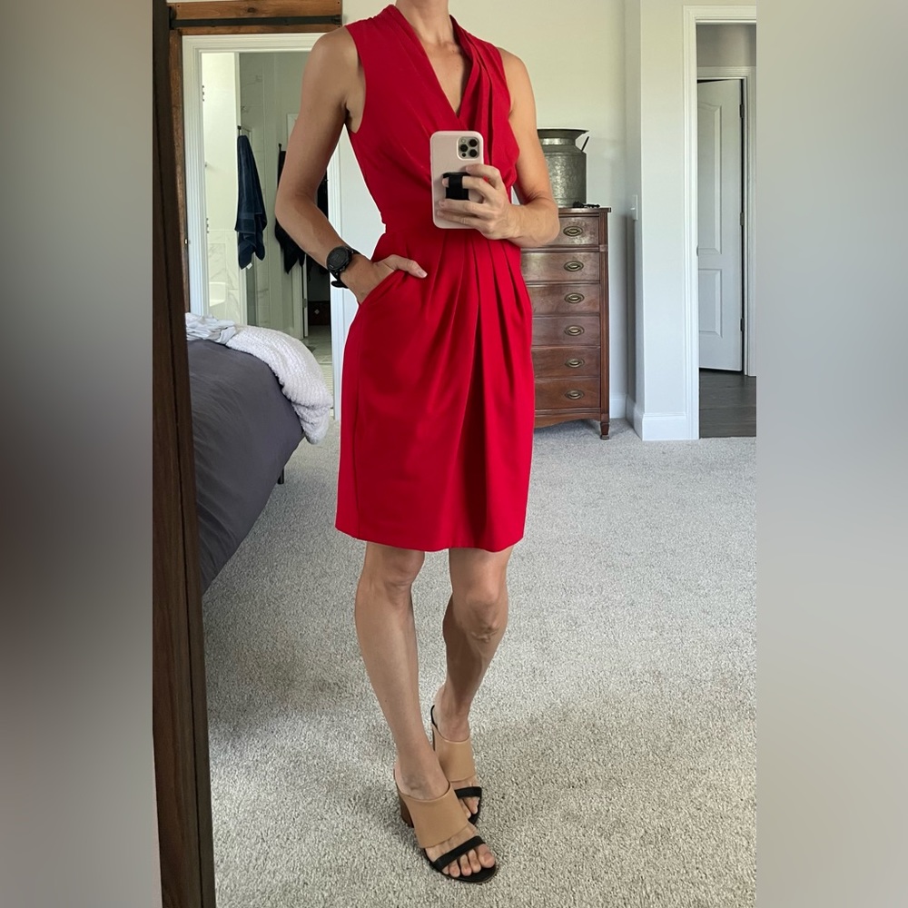 Red H&M dress